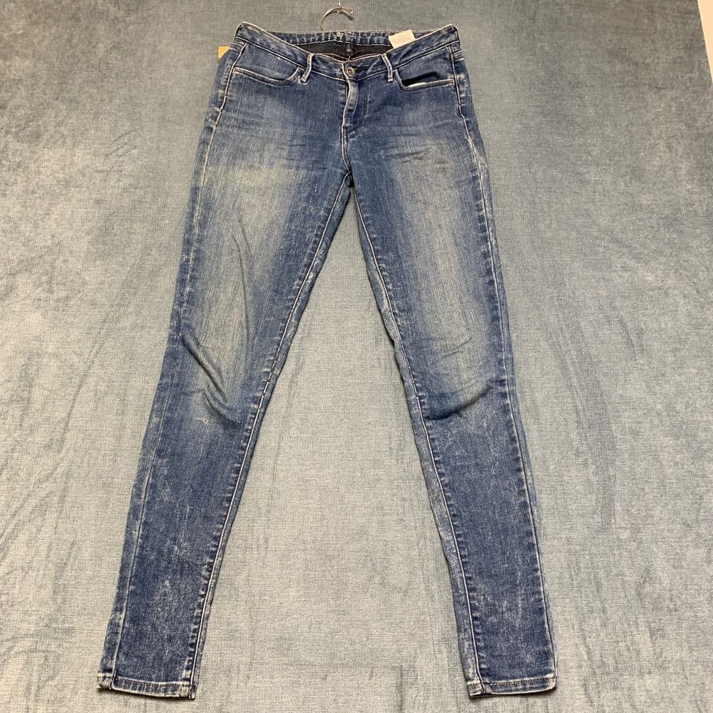 Levi's Legging Jeans Women's 27 Blue Denim Faded Grunge Streetwear Skinny Leg